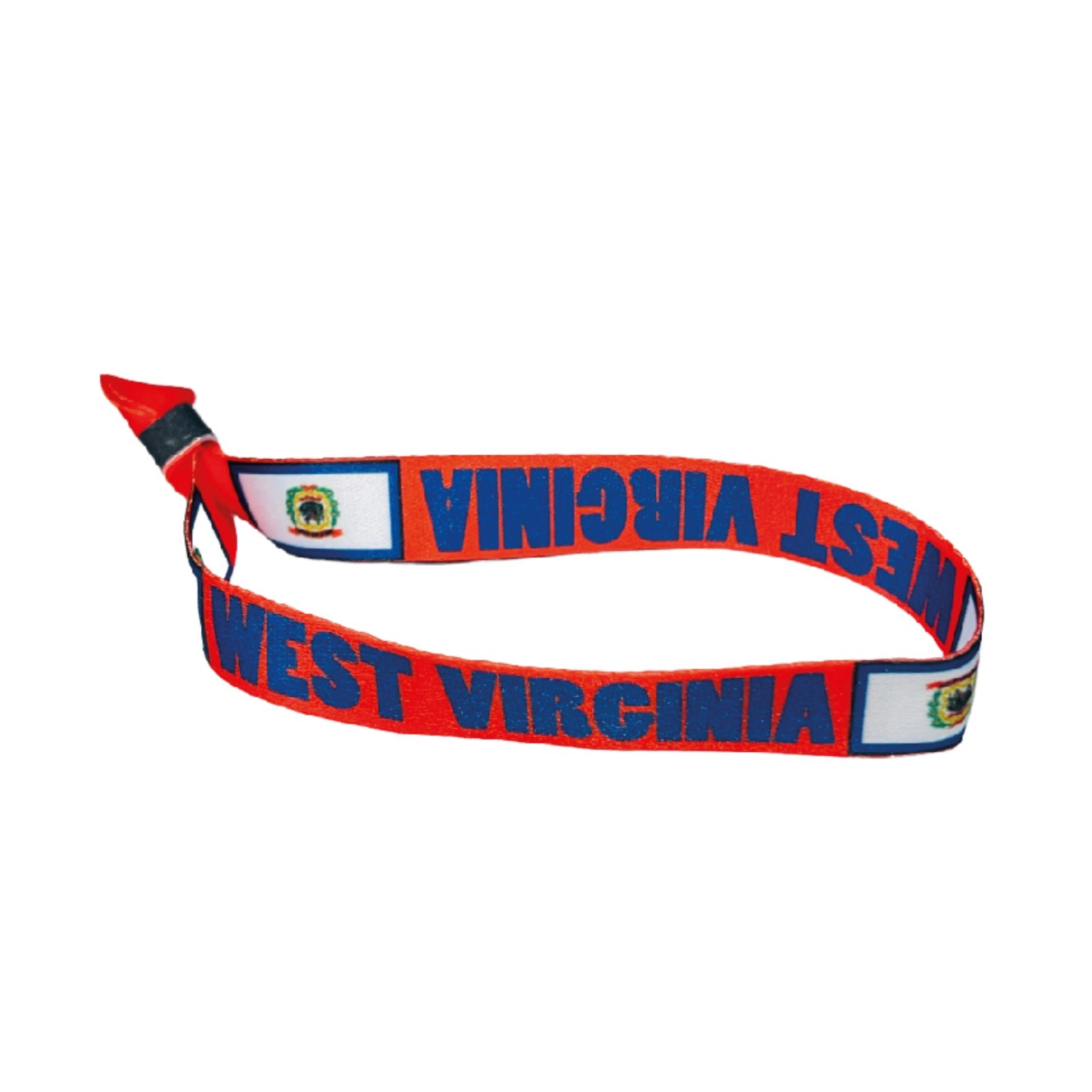 Woven Wristband – State Flag West Virginia – USA – P1938