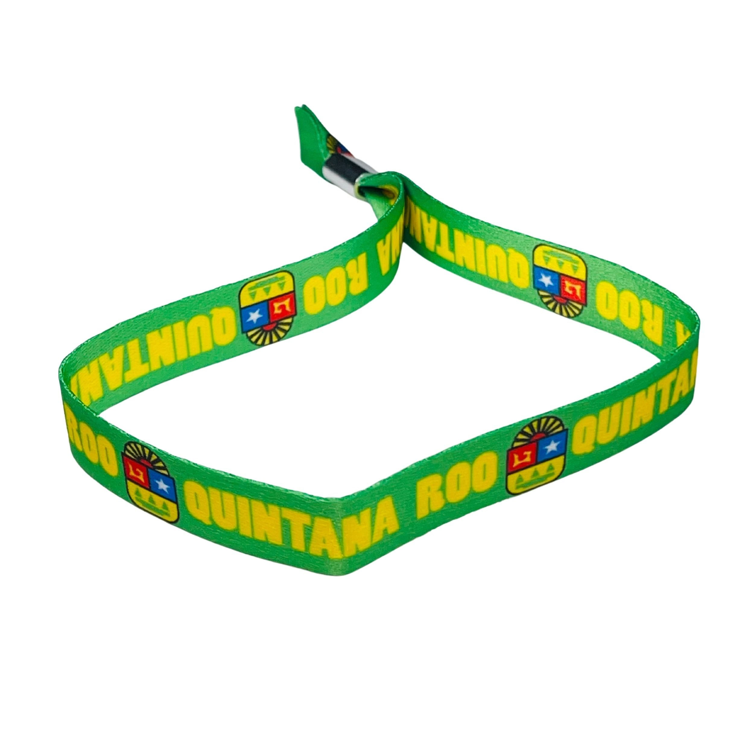 Woven Wristband - Shield of Quintana Roo - Mexico - P2571