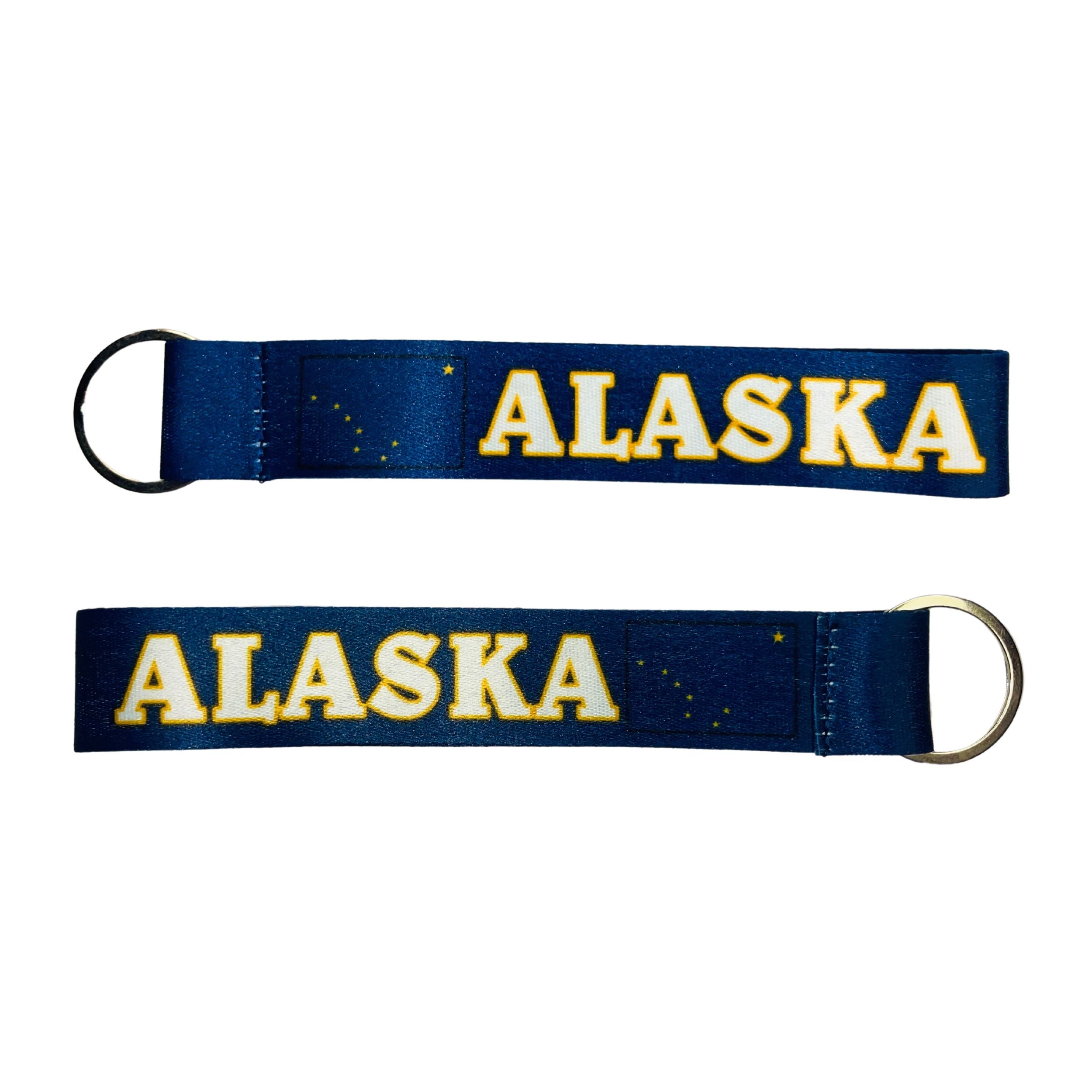Wristlet Keychain - State Flag Alaska - USA - K060