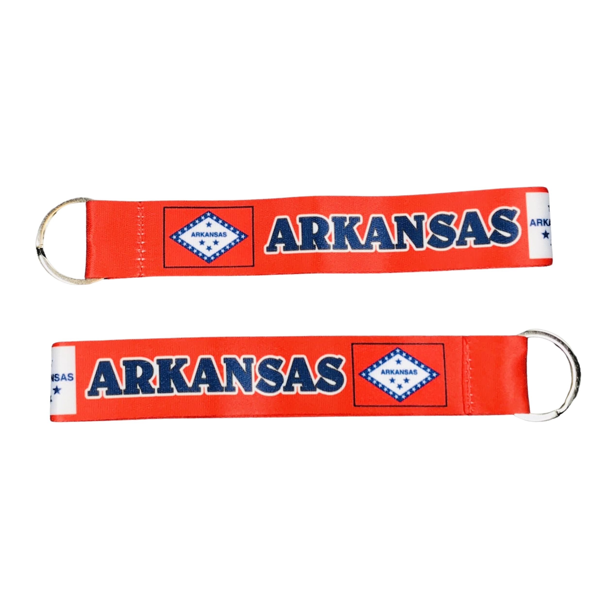 Wristlet Keychain - State Flag Arkansas - USA - K062