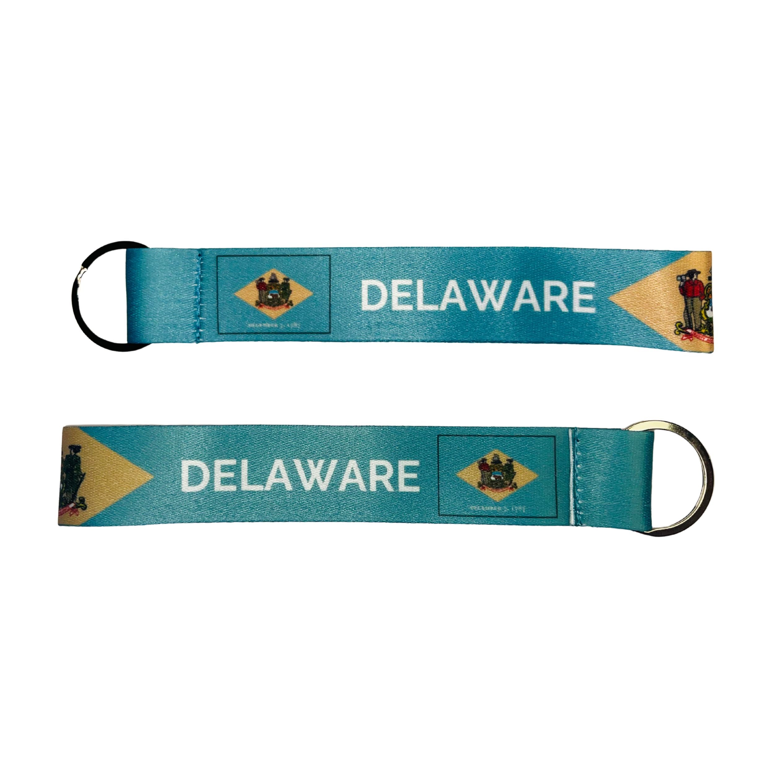 Wristlet Keychain - State Flag Delaware - USA - K067