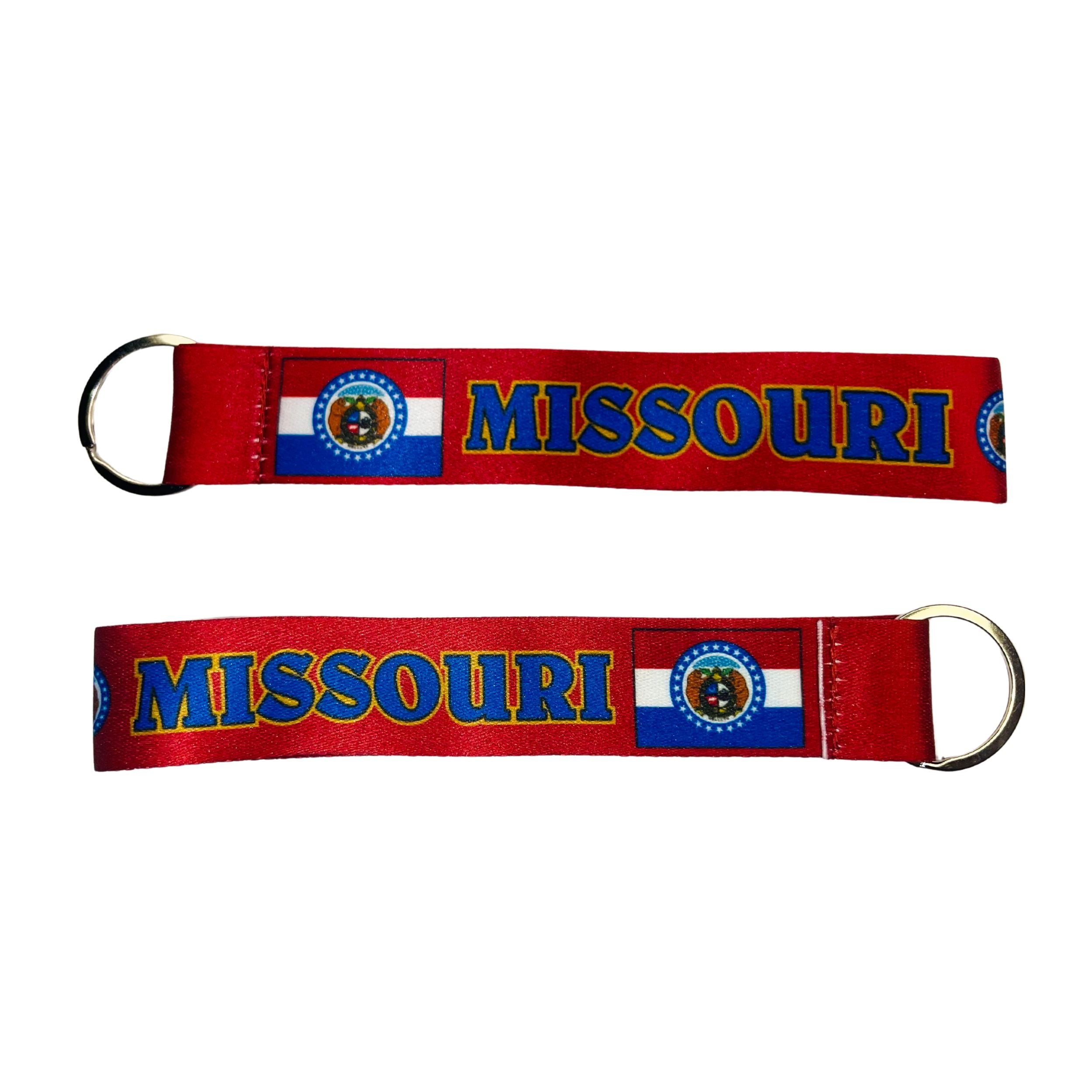 Wristlet Keychain - State Flag Missouri - USA - K079