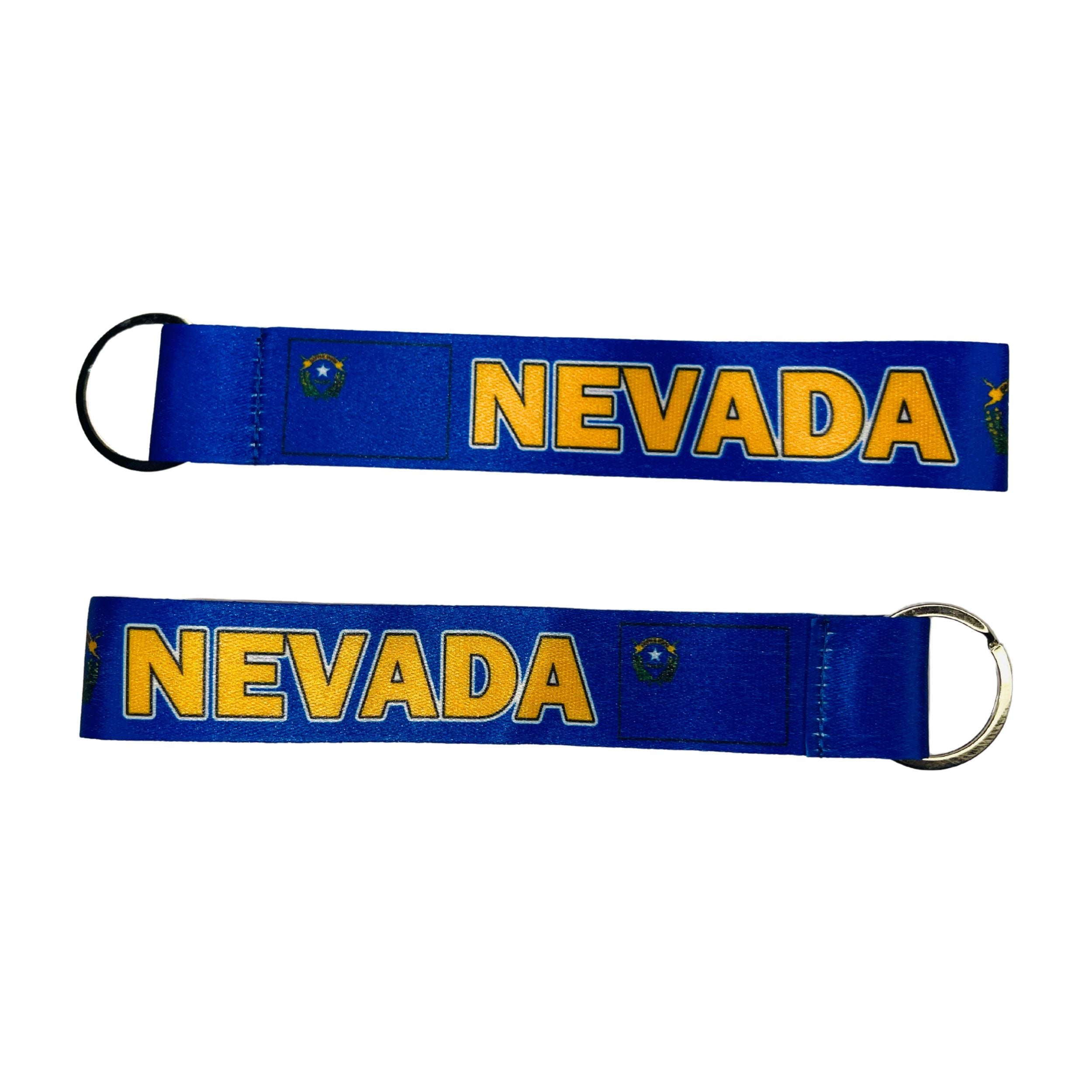 Wristlet Keychain - State Flag Nevada - USA - K083