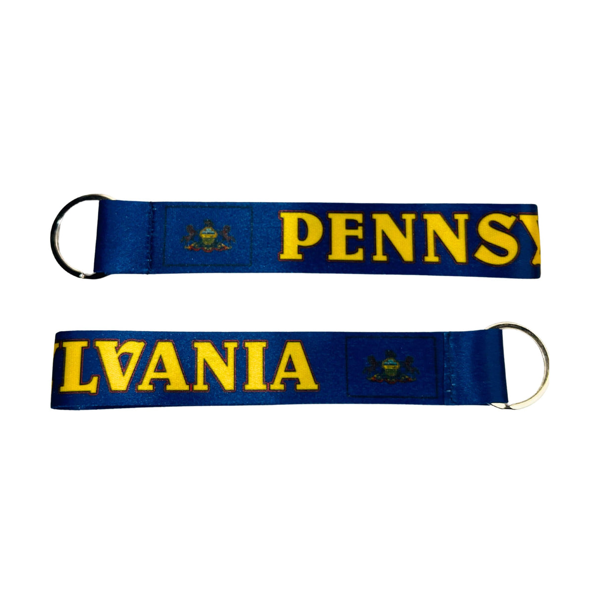 Wristlet Keychain - State Flag Pennsylvania - USA - K092